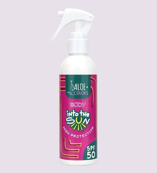 Aloe+ Colors Into the Sun High Protection Body Sunscreen SPF50 Αντηλιακή Κρέμα Σώματος σε Σπρέι, 180ml