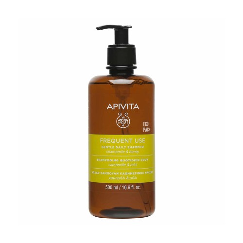 Apivita Eco Pack Gentle Daily Shampoo Απαλό Σαμπουάν για Καθημερινή Χρήση με Χαμομήλι, 500ml