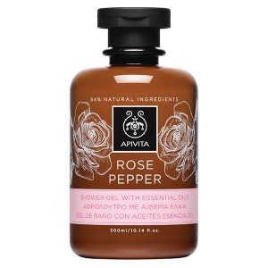 Apivita Rose Pepper Αφρόλουτρο, 300 ml