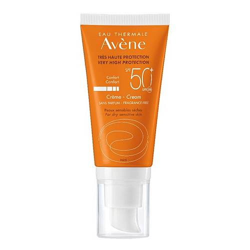 Avene Soins Solaire Cream Sans Parfum SPF50+ Αντιηλιακή Κρέμα Προσώπου Χωρίς Άρωμα, 50ml