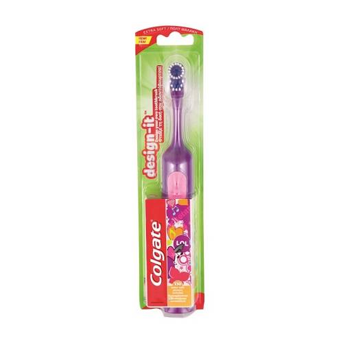 Colgate Design-It Παιδική Οδοντόβουρτσα με Μπαταρίες