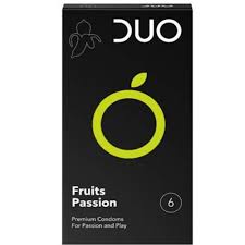 DUO Fruits Passion Προφυλακτικά με Γεύσεις, 6 τεμάχια