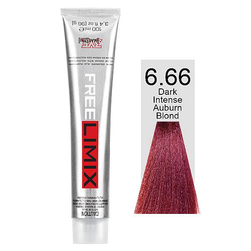 Freelimix Professional Color Cream 6,66 Πυρόξανθο Σκούρο Έντονο 100ml