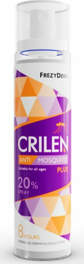Frezyderm Crilen Anti-Mosquito Plus Spray Ενυδατικό Σπρέι Κατά των Κουνουπιών με 20% IR3535, 100ml