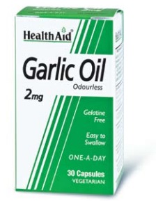 Health Aid HealthAid Garlic Oil 2mg odourless vegetarian capsule