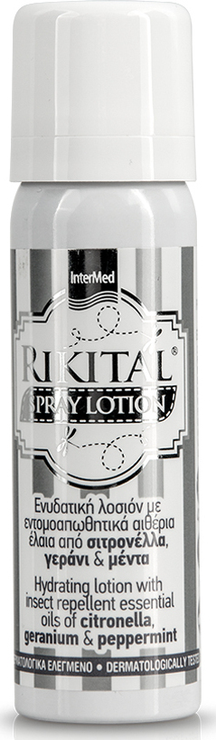 Intermed Rikital Spray Lotion Ενυδατική Λοσιόν για Τσιμπήματα Εντόμων, 50ml