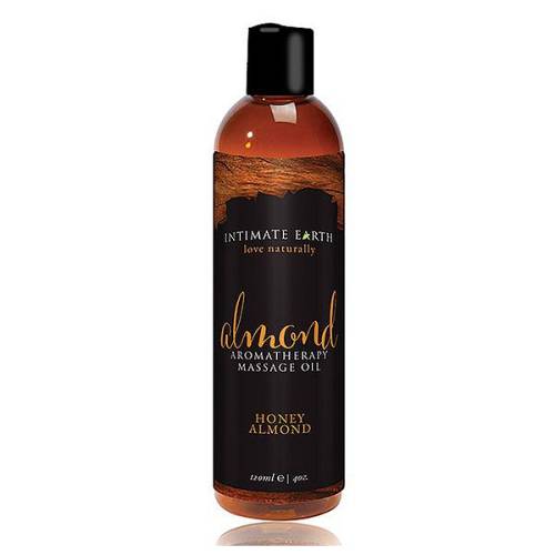 Intimate Earth Massage Oil Almond 120 ml  - Λάδι για Μασάζ Αμύγδαλο 120 ml