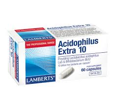 LAMBERTS Acidophilus Extra 10 - 60 Caps.
