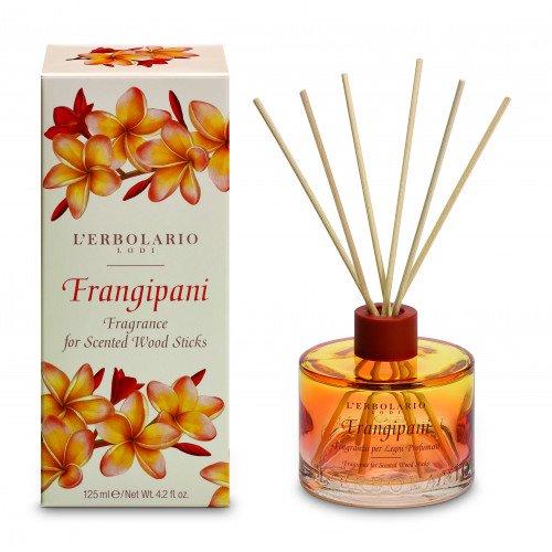 L' Erbolario Frangipani Fragrance for Scented Wood Sticks, Αρωματικό Χώρου 125ml
