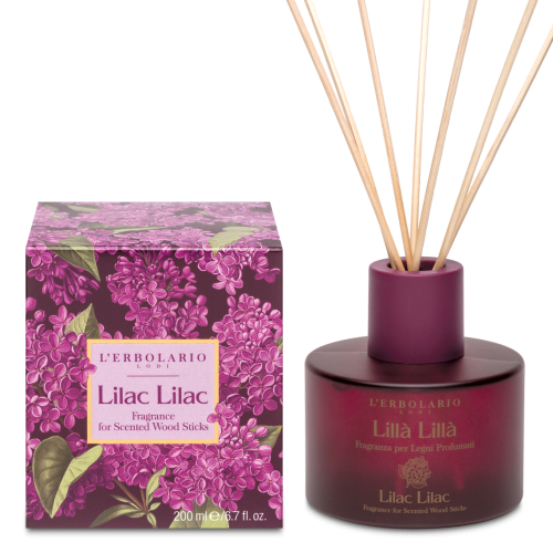 L' Erbolario Lilac Fragrance for Scented Wood Sticks 200 ml