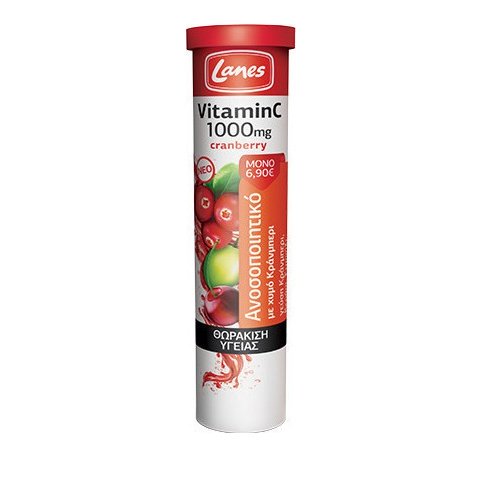 Lanes Vitamin C 1000mg Cranberry 20(eff.tabs)