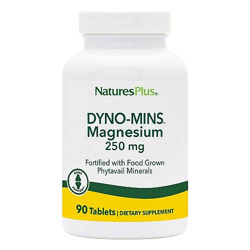 Nature's Plus Magnesium 250mg (Dyno Mins) Οργανικό Μαγνήσιο, 90 tabs