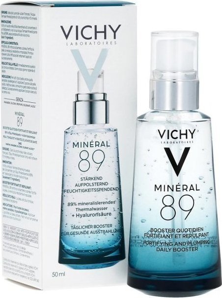 Vichy Mineral 89 Hyaluronic Acid Face Moisturizer Ενυδατικό Booster Προσώπου για Καθημερινή Χρήση, 50ml