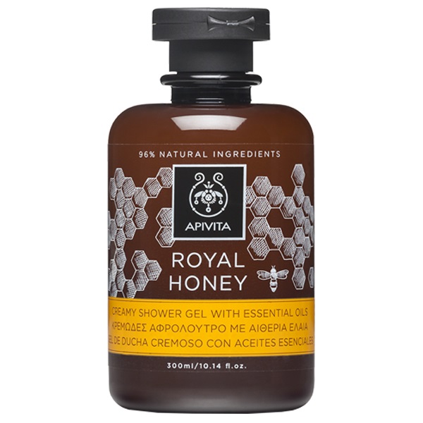 Apivita Royal Honey Shower Gel with Essential Oils 300ml