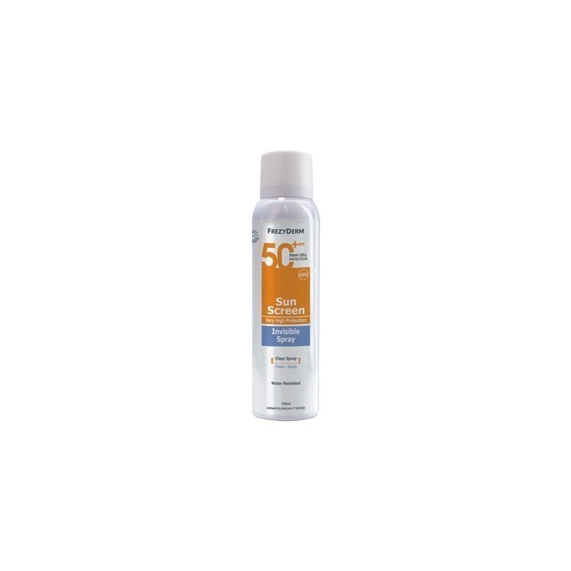 Frezyderm Sunscreen Invisible Spray Spf 50+ 150ml