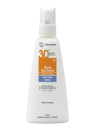 Frezyderm Sunscreen Spray-Antiseb Spf 30 (Σπρευ Αντηλιακο) 150ml