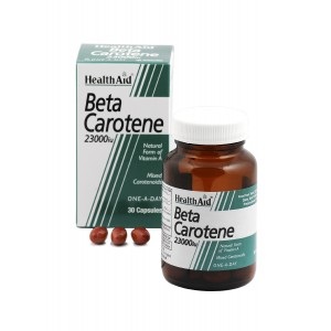 Health Aid HealthAid Beta-Carotene Natural 15mg capsules 30s